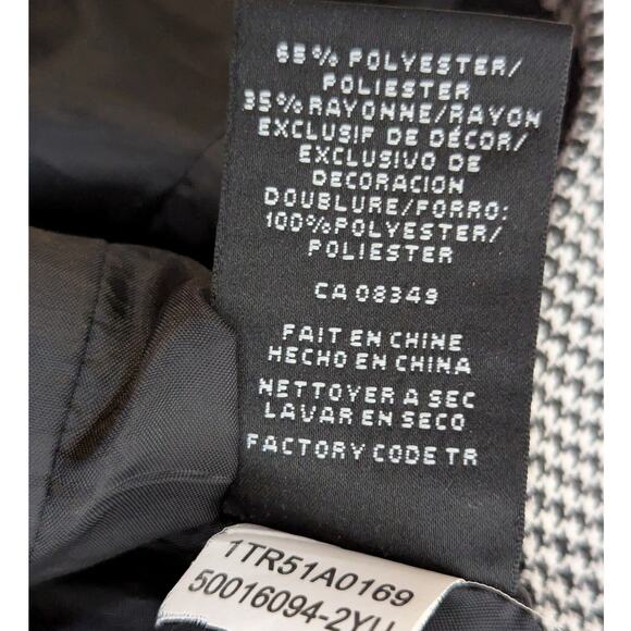 Nine West Houndstooth Blazer Women’s 14P Vintage Office Chic - Picture 6 of 16